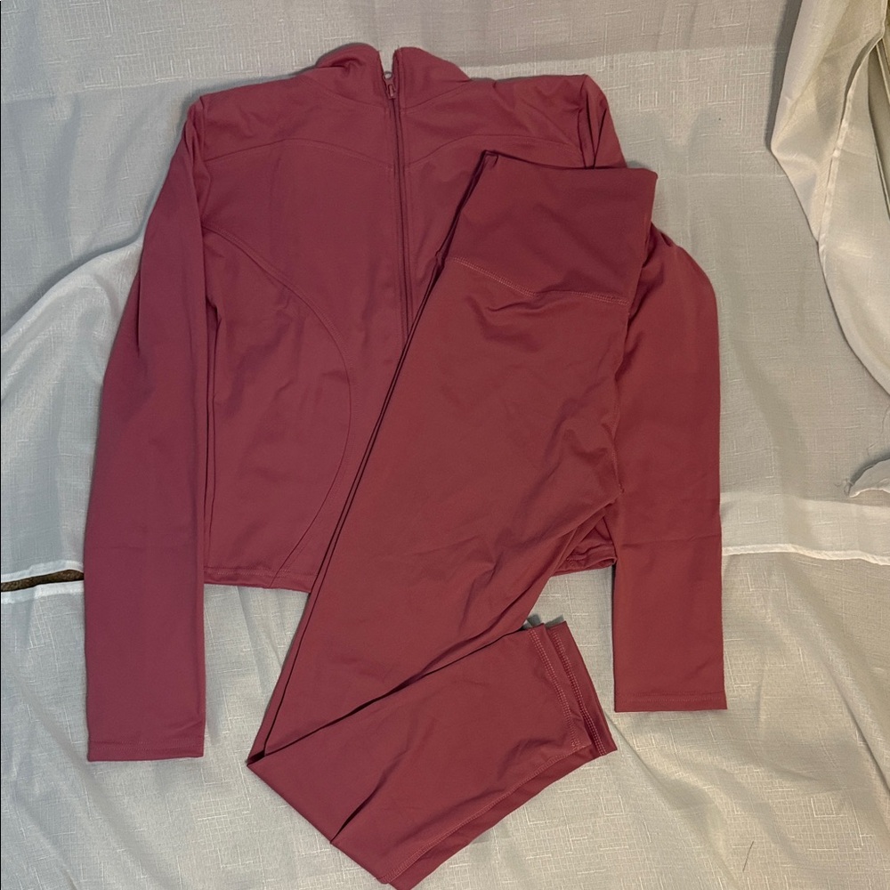 Burgundy Activewear Set